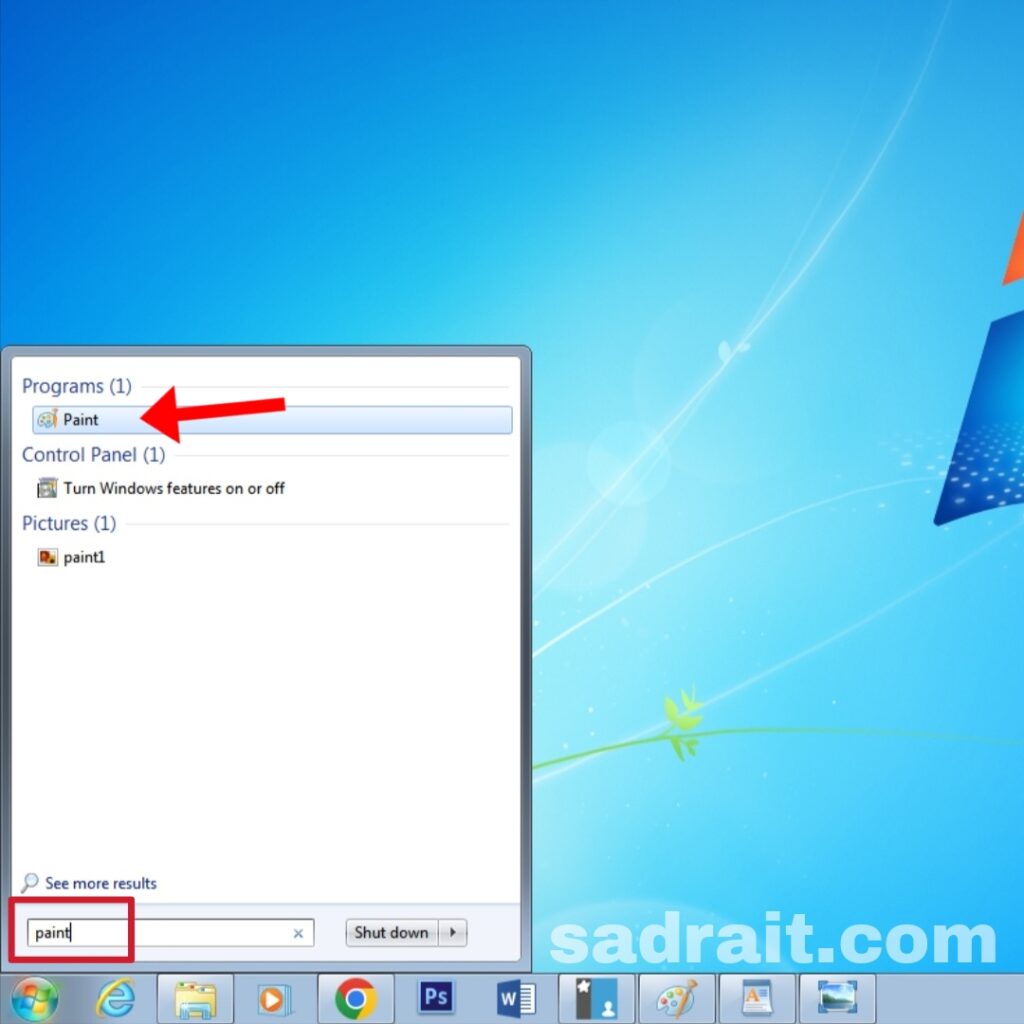 آموزش برنامه paint در ويندوز ۷