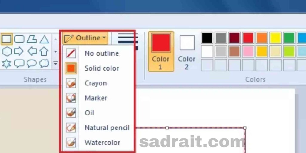 آموزش نرم افزار paint در ویندوز 7